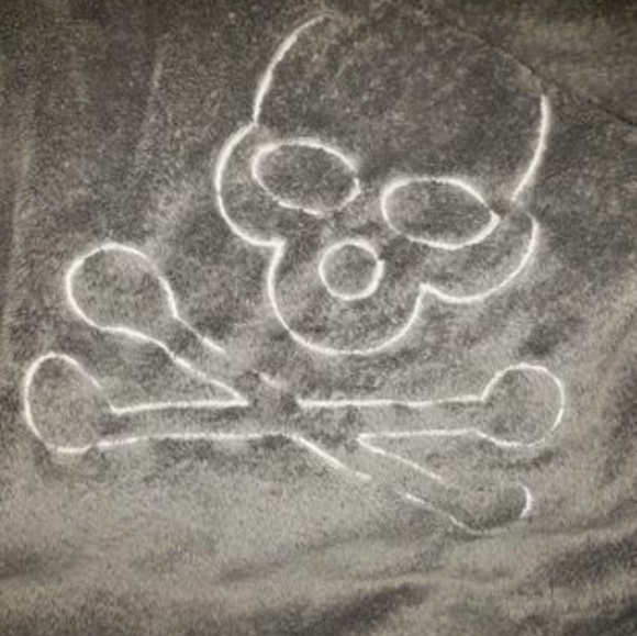 Dubble sided skull throw blanket - Picture 3 of 4